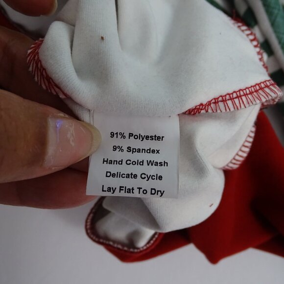 Nuggles Burgundy Red Green Striped Knit Top Women Plus Size 3X Long Sleeve NEW - Picture 6 of 9